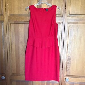 J. Crew Red Dress